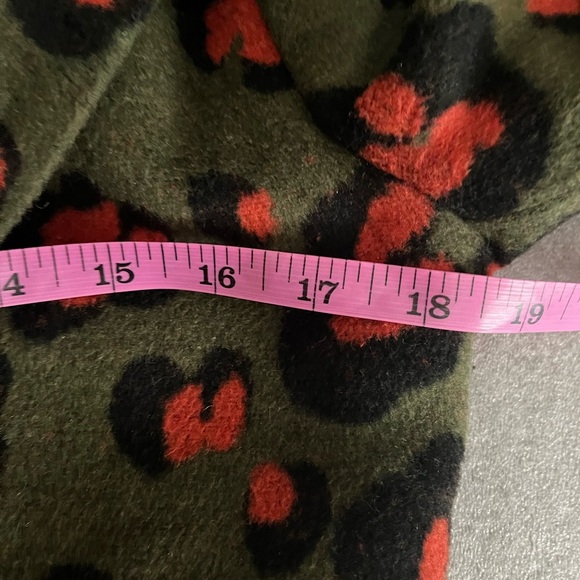 [US6]Dept 19 Leopard Print Wool Blend Coat in Green and Red NWOT - Picture 5 of 13